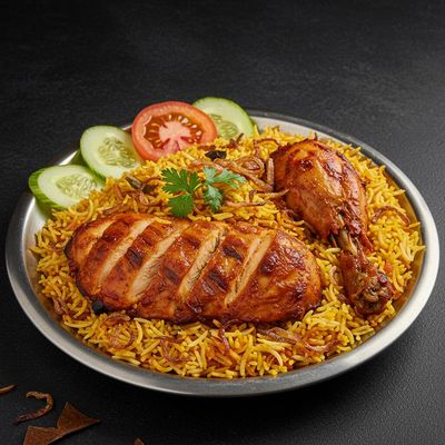 Grilled Chicken Biryani